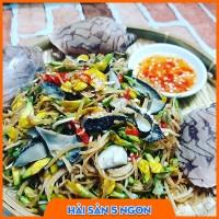 Ốc giác đen sống